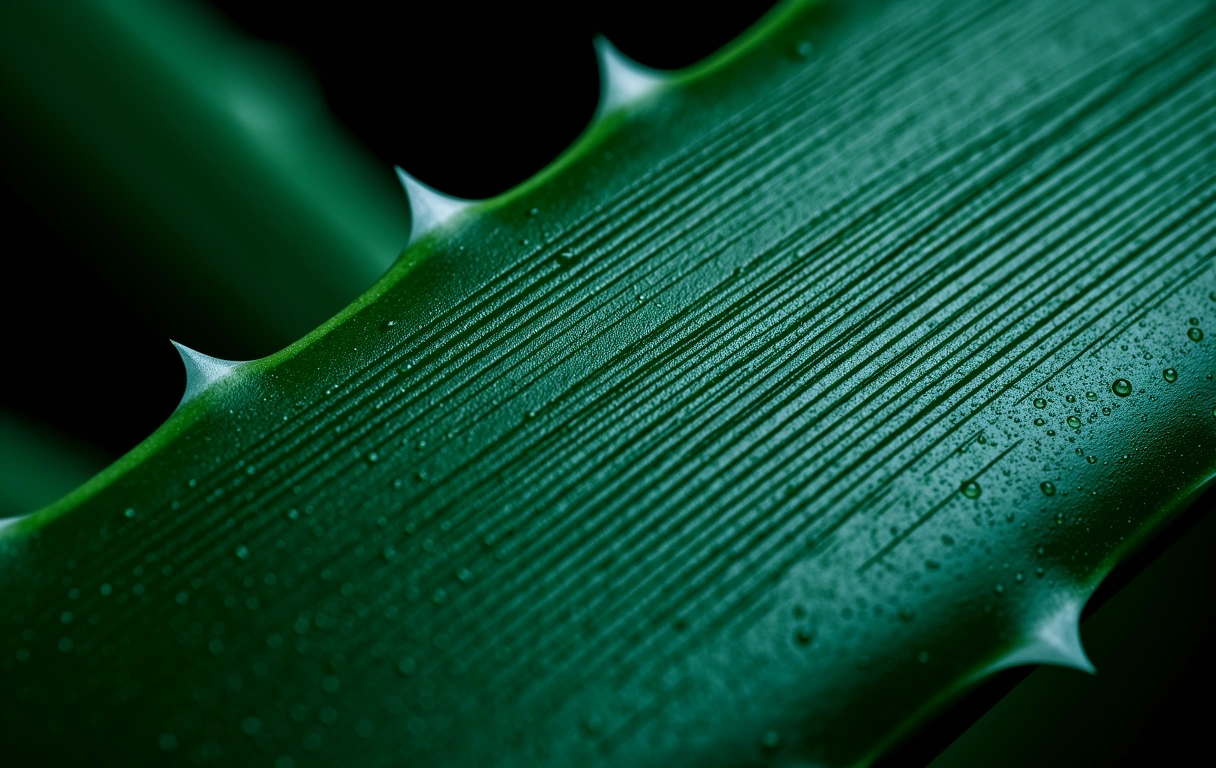 Aloe vera texture detail